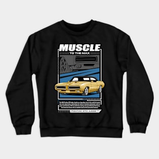 Classic GTO Muscle Car Crewneck Sweatshirt